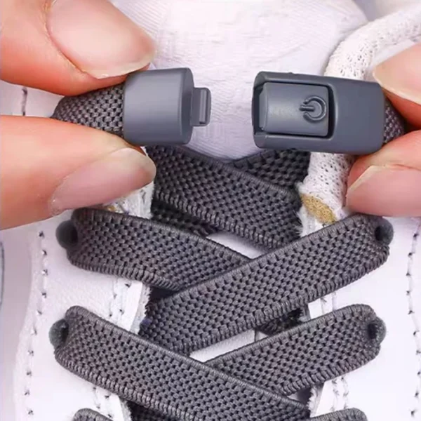 Press Lock Elastic Shoe Laces - No Tie