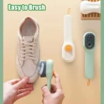 1/2Pcs Multifunction Shoe Cleaning Brush with Liquid Shoe Dispenser - Image 3