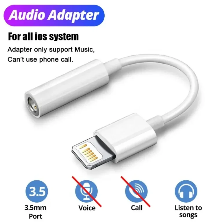 Headphone AUX Audio Jack Cable Adapter for iPhone photo review