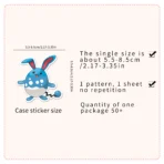 50 Piece MINISO Pokemon Waterproof Stickers DIY For Phones Laptop Car Sticker - Image 3