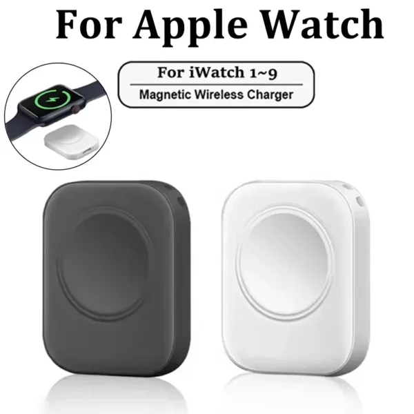 Portable Magnetic Watch Wireless Fast Charger for iWatch