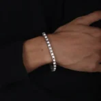 17/19CM Tennis Bracelet Cubic Zirconia Iced Out Crystal Chain Bracelet for Women Luxury Men Bracelet Chain Homme Jewelry Gifts - Image 4