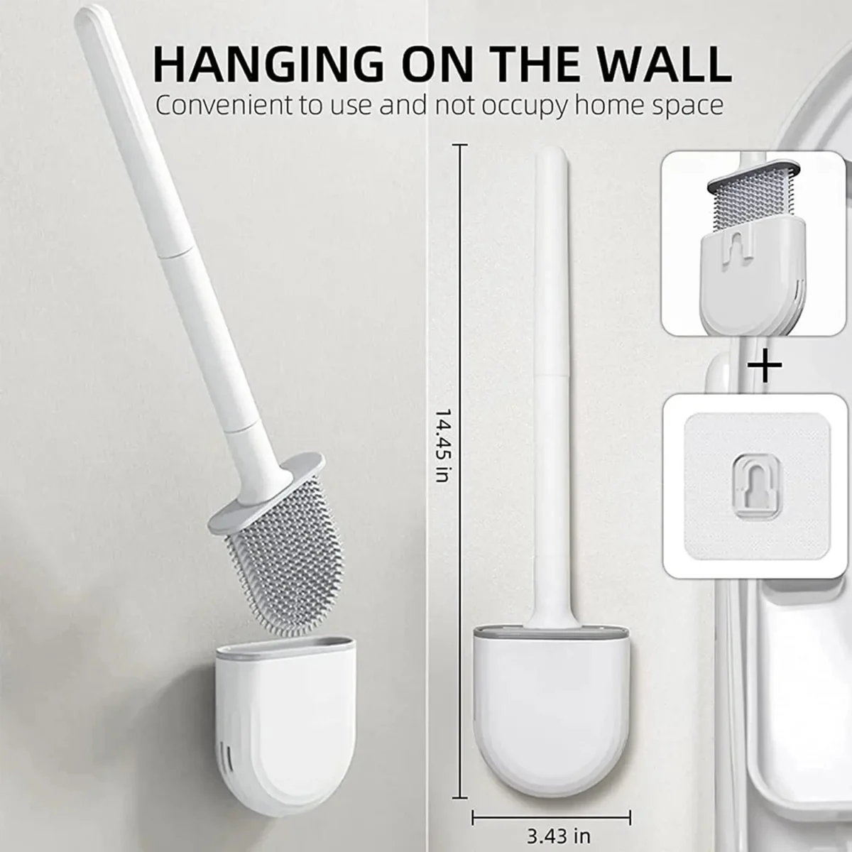 Wall Mounted Toilet Brush - Image 1