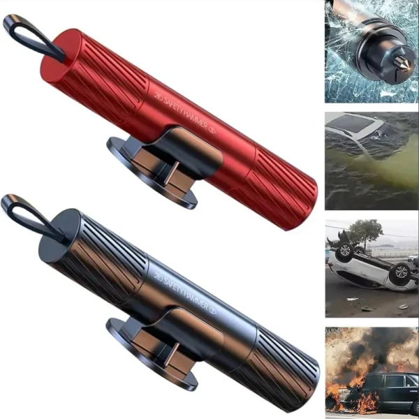 2 In 1 Car Safety Emergency Tool Kit