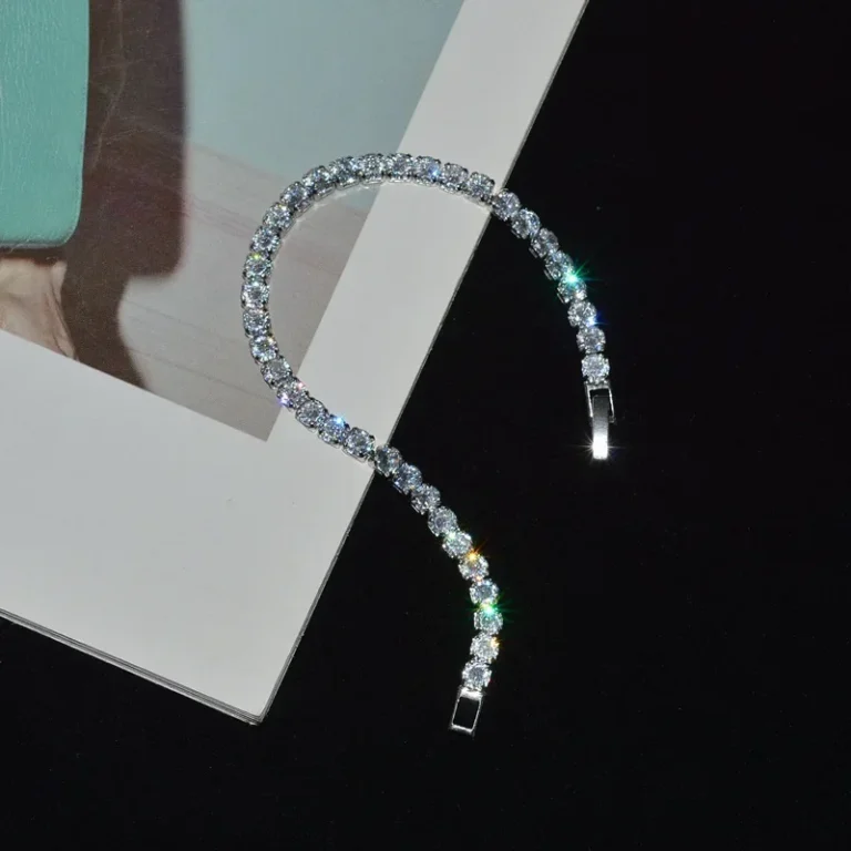17/19CM Tennis Bracelet Cubic Zirconia Iced Out Crystal Chain Bracelet for Women Luxury Men Bracelet Chain Homme Jewelry Gifts photo review