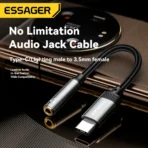 Essager Lightning to 3.5mm Audio Jack Adapter For iPhone - Image 6