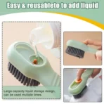 Shoe Cleaning Brush with Liquid Shoe Dispenser