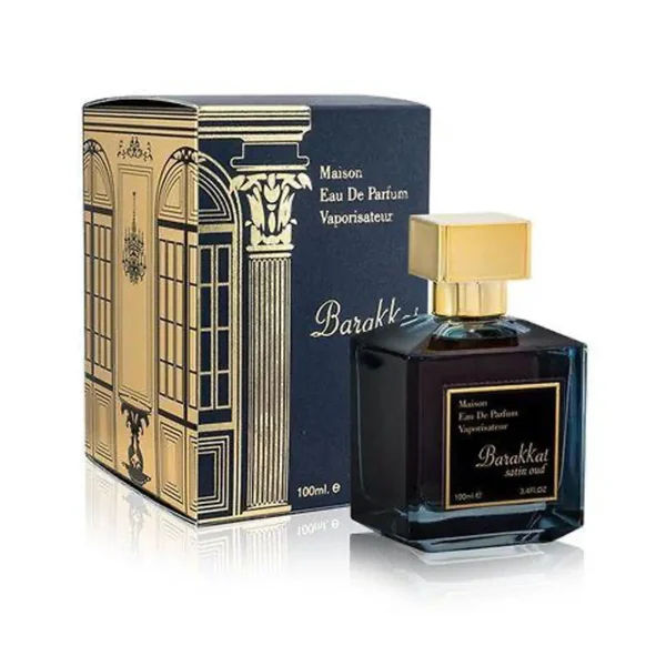Fragrance World Barakkat Satin Oud Eau de Parfum 3.4 oz Spray for Men