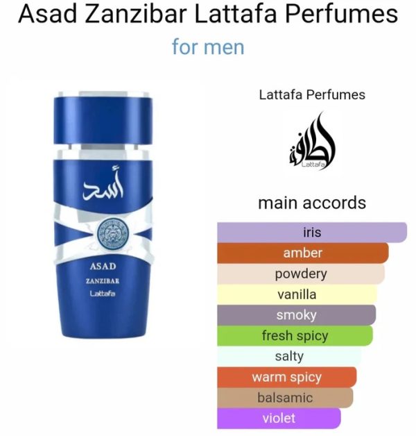 Asad Blue by  Lattafa 100Ml EDP .