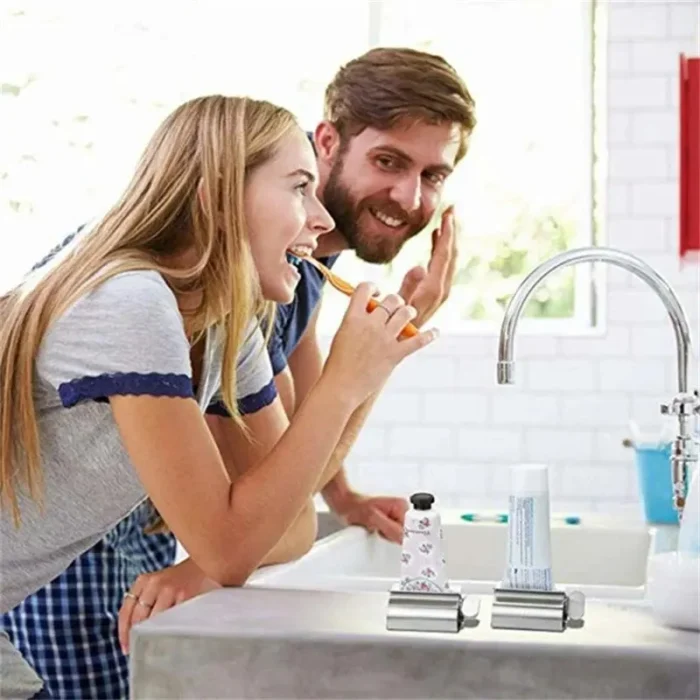 Stainless Steel Wringer Roller Toothpaste Squeezer Dispenser - Image 5