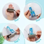 Stainless Steel Wringer Roller Toothpaste Squeezer Dispenser - Image 6