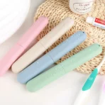 1pc Portable Eco Friendly Travel Camping Toothbrush Tube Box - Image 2