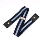 Traceless Invisible Elastic Belt Women's Belt Jeans Pants Men's Elastic Belt - Image 3