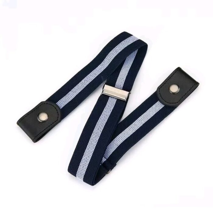 Traceless Invisible Elastic Belt Women's Belt Jeans Pants Men's Elastic Belt - Image 2