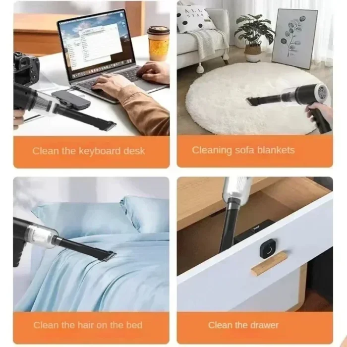 Wireless Car Vacuum - Wet Dry Dual-use Cordless Cleaner - Image 5