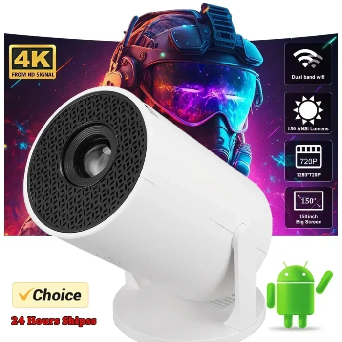 HY200 1080P Portable Projector New 270 Adjustable Angle Movie Projector for Phone Laptop TV Box Speaker HDMI USB Input ﻿ - Image 6