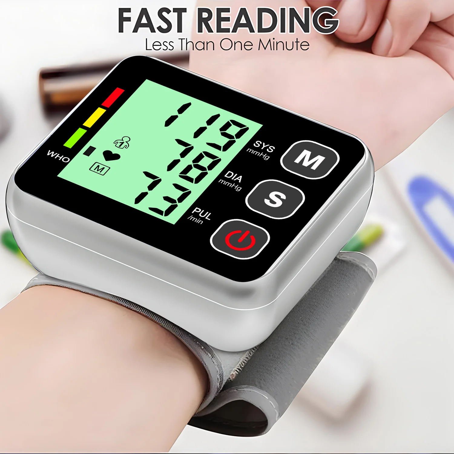 kf-Seab29645c97d4508bd3197388fd92bb9R Smart Electronic Bp Monitor - Image 1